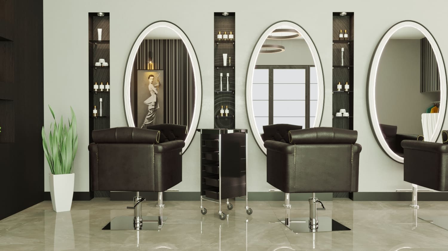 Poltrona parrucchiere Gotton