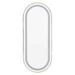Specchiera LED Oval Gold
