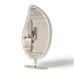 Postazione Specchio LED Bifacciale Leaf