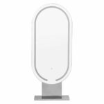 Postazione Specchio LED Bifacciale Oval Silver